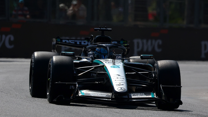 பாகு F1 பயிற்சி: ரசல் முதலிடம்; அன்டொனெல்லி வெளியேற்றம்!