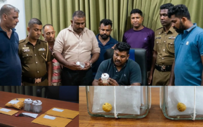 உருக்கப்பட்ட தங்க நகைகளுடன் நகை கடை ஊழியர்கள் உட்பட 4 பேர் கைது!