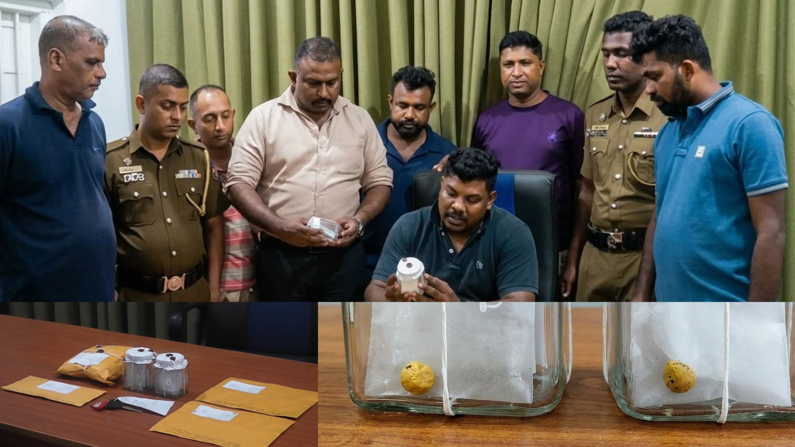உருக்கப்பட்ட தங்க நகைகளுடன் நகை கடை ஊழியர்கள் உட்பட 4 பேர் கைது!