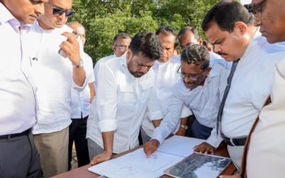 முன்மொழியப்பட்டுள்ள அநுராதபுரம் புனித பூமி அபிவிருத்தி திட்ட பணிகளை பார்வையிட்ட ஜனாதிபதி