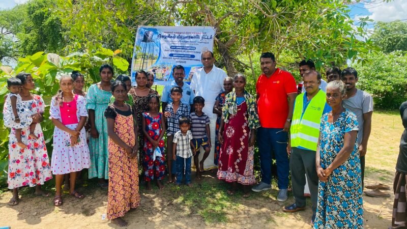 மட்டக்களப்பு-வாகனேரி குளத்துமடு கிராமத்தின் நீண்டகால குடிநீர் பிரச்சினைக்கு நிரந்தர தீர்வு