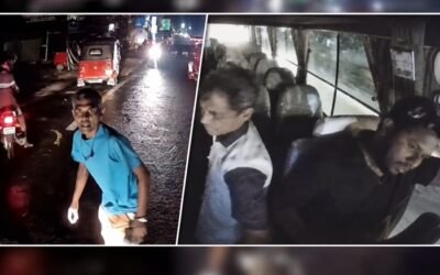 பேருந்து சாரதி மற்றும் நடத்துநர் மீது தாக்குதல் – ஆறு பேர் கொண்ட குழுவை தேடும் பொலிஸார்