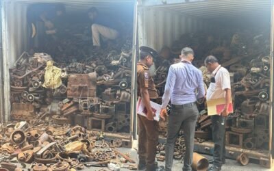அரிசி என அறிவிக்கப்பட்ட ஏற்றுமதி கொள்கலனில் உலோகக் கழிவுகள் கண்டுபிடிப்பு