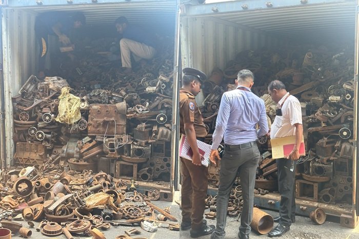 அரிசி என அறிவிக்கப்பட்ட ஏற்றுமதி கொள்கலனில் உலோகக் கழிவுகள் கண்டுபிடிப்பு