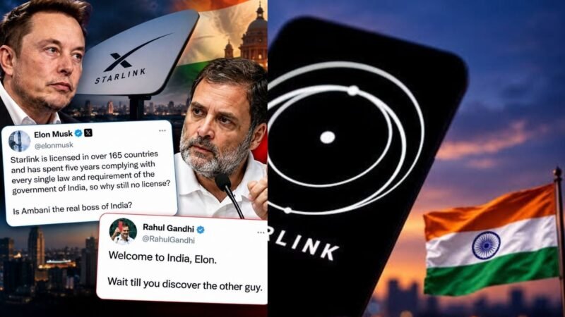 இந்தியாவில் ஸ்டார்லிங்க் சேவைக்கு அனுமதி தாமதம் : எலான் மஸ்க் – ராகுல் காந்தி இடையே சமூக வலைத்தளத்தில் கருத்துப் பரிமாற்றம்