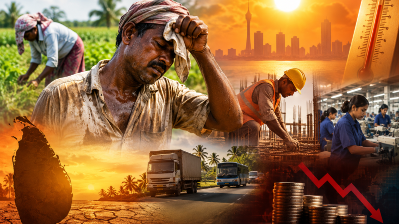 வெப்ப அழுத்தம் காரணமாக இலங்கையில் வேலைவாய்ப்புகள் இழப்பு