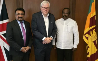 பிரித்தானிய உயர்ஸ்தானிகருடன் செல்வம் அடைக்கலநாதன் சந்திப்பு!