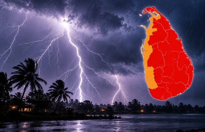 7 மாகாணங்களுக்குப் பலத்த மின்னல் எச்சரிக்கை