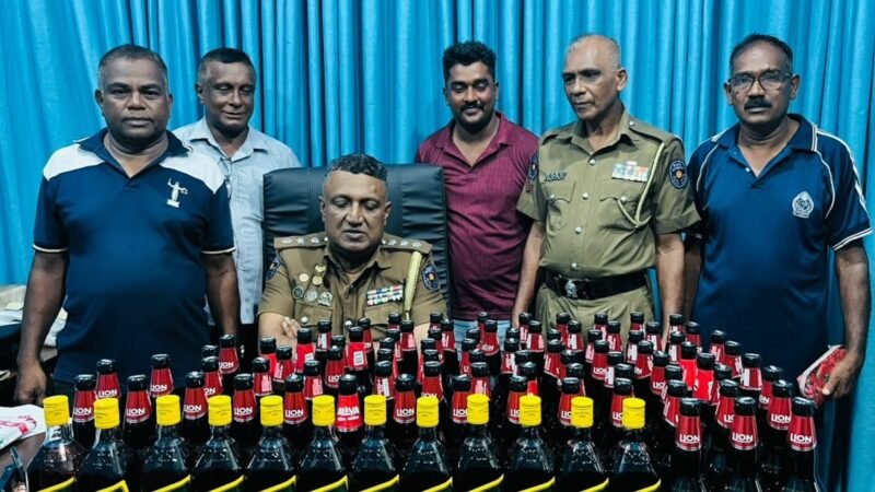 சம்மாந்துறை – சட்டவிரோத மதுபானங்கள் மீட்பு 