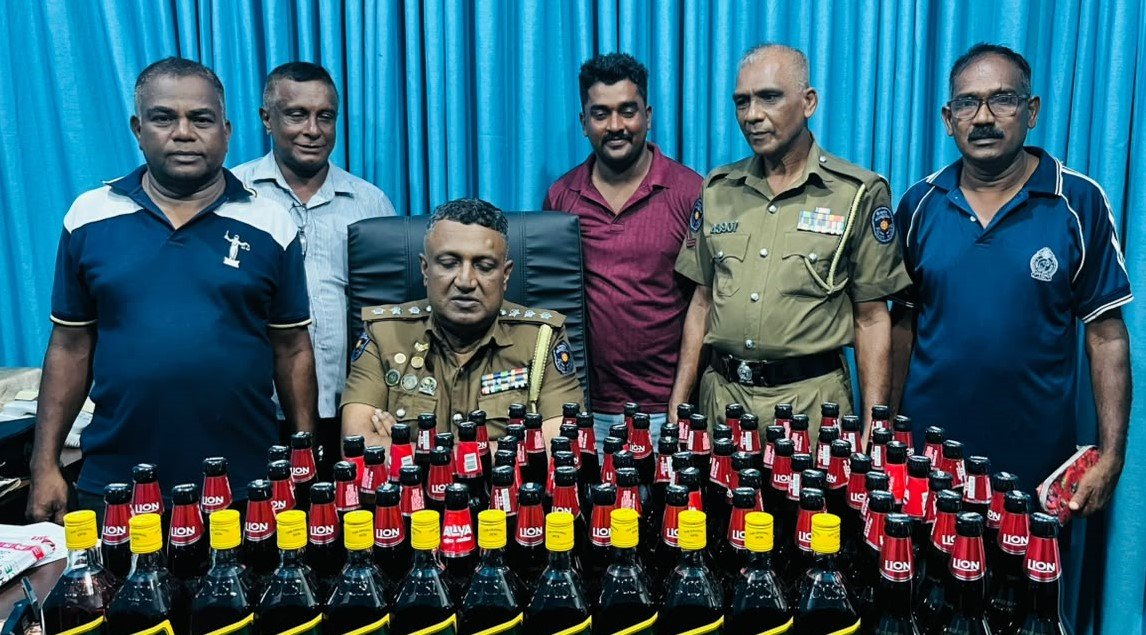 சம்மாந்துறை – சட்டவிரோத மதுபானங்கள் மீட்பு 