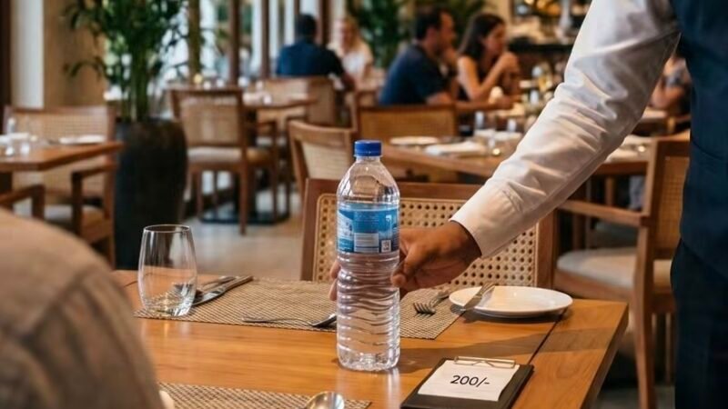 அதிக விலைக்கு தண்ணீர் போத்தல் விற்பனை : 10 இலட்சம் ரூபா அபராதம்